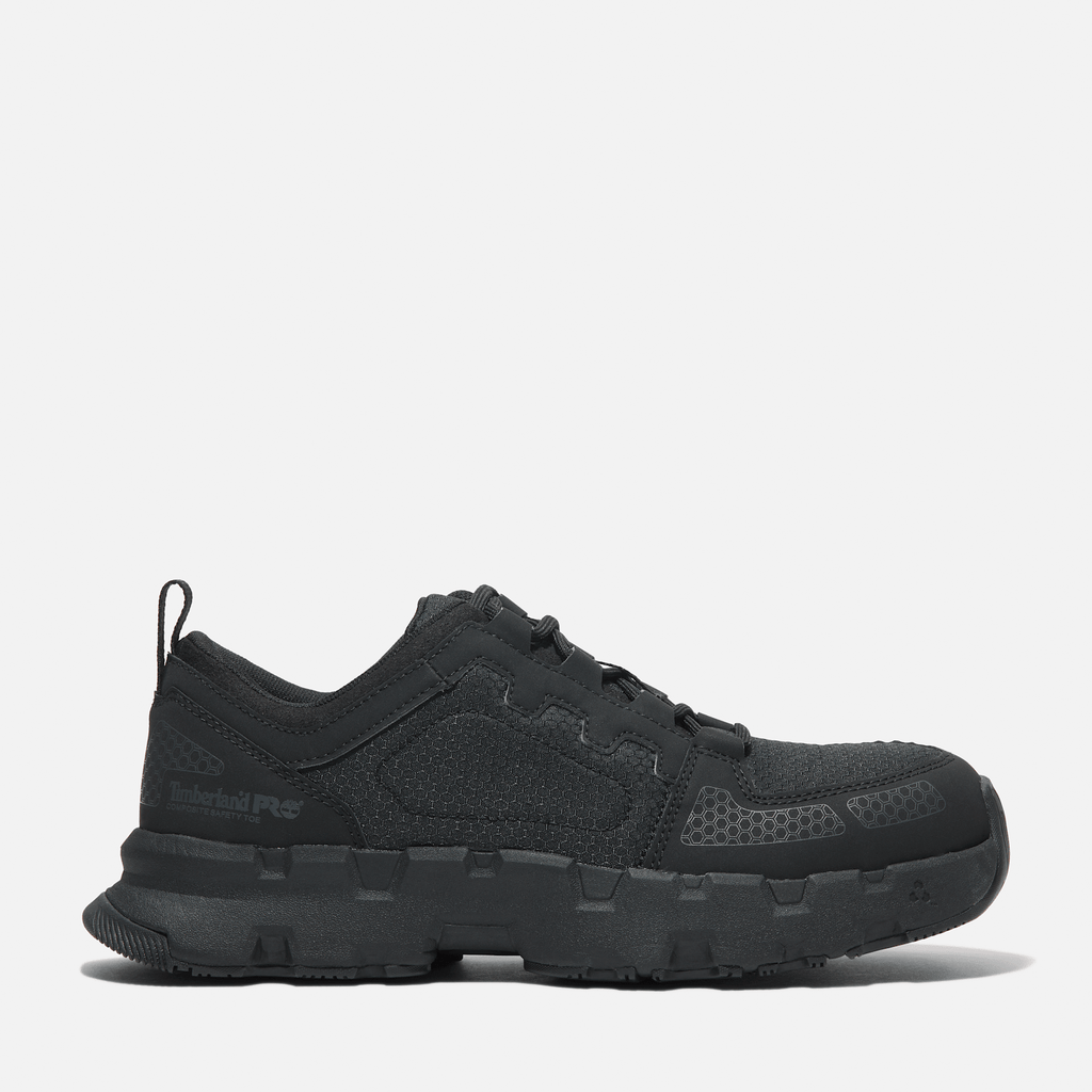 Mens Timberland PRO Powertrain EV Composite Toe Work Sneaker TBL Black HERO