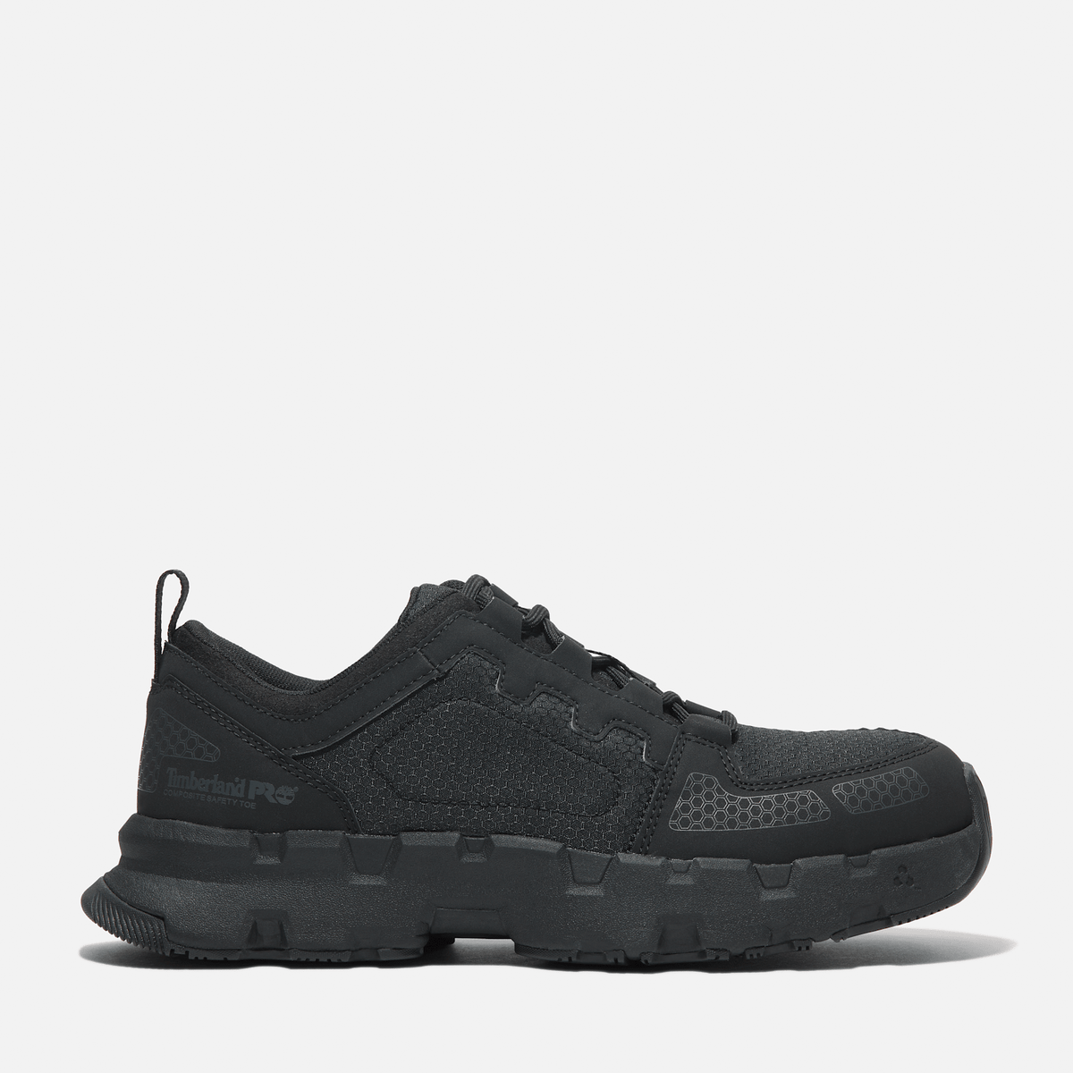 Mens Timberland PRO Powertrain EV Composite Toe Work Sneaker TBL Black HERO