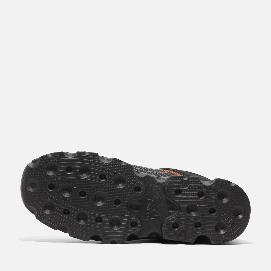 Mens Timberland PRO Powertrain Sport Alloy Toe Work Sneaker TBL BlackOrange ALT3