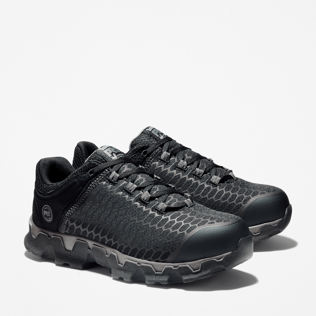 Mens Timberland PRO Powertrain Sport Alloy Toe Work Sneaker TBL Black ALT4