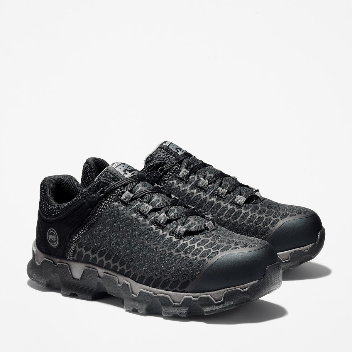 Mens Timberland PRO Powertrain Sport Alloy Toe Work Sneaker TBL Black ALT4