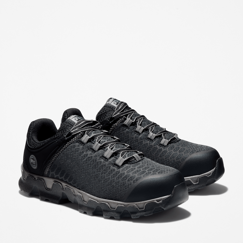 Mens Timberland PRO Powertrain Sport Alloy Toe Work Sneaker TBL Black ALT4