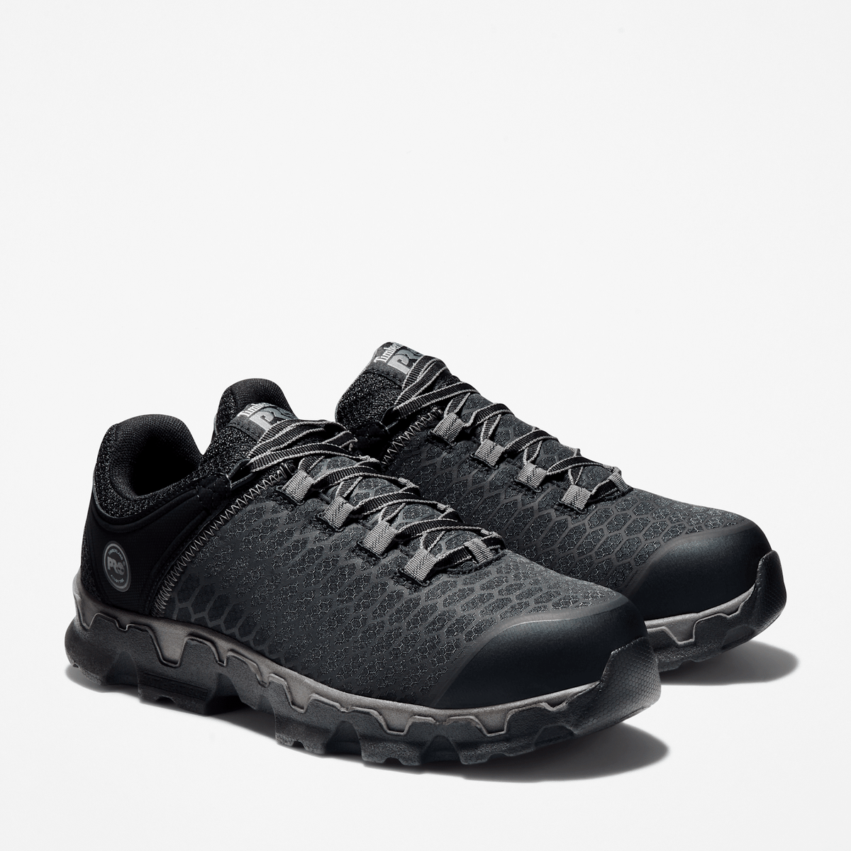 Mens Timberland PRO Powertrain Sport Alloy Toe Work Sneaker TBL Black ALT4