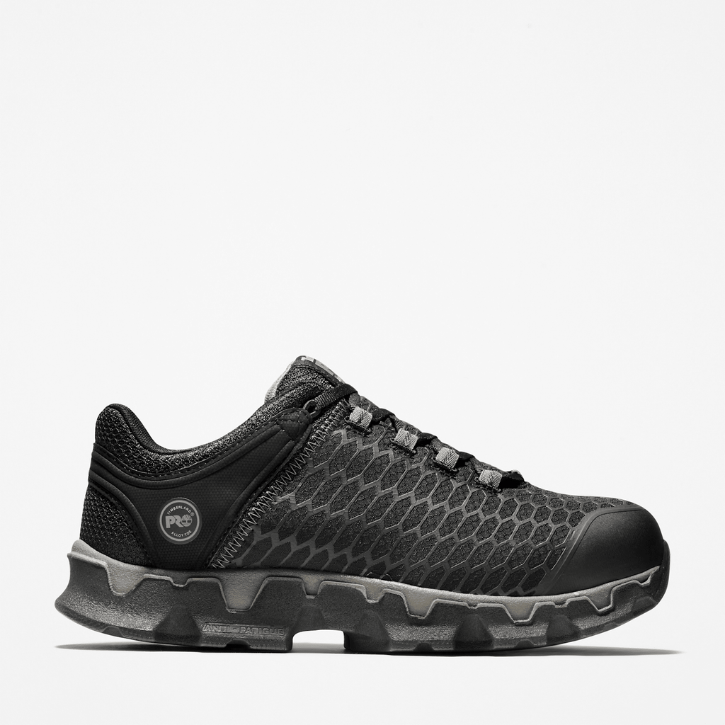 Mens Timberland PRO Powertrain Sport Alloy Toe Work Sneaker TBL Black HERO