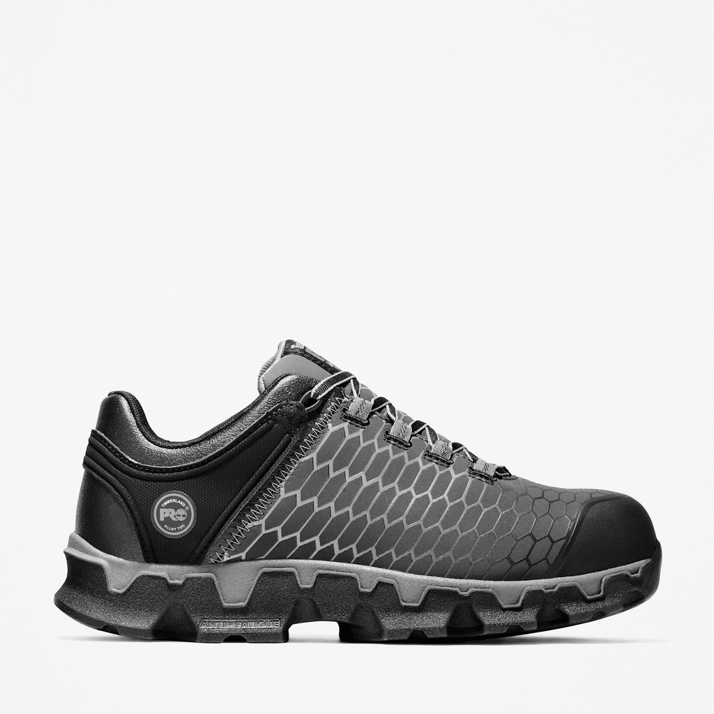 Mens Timberland PRO Powertrain Sport Alloy Toe Work Sneaker TBL Black HERO