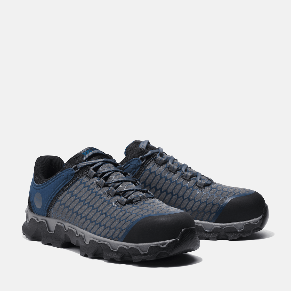 Mens Timberland PRO Powertrain Sport AlloyToe Work Sneaker TBL GreyNavy ALT4