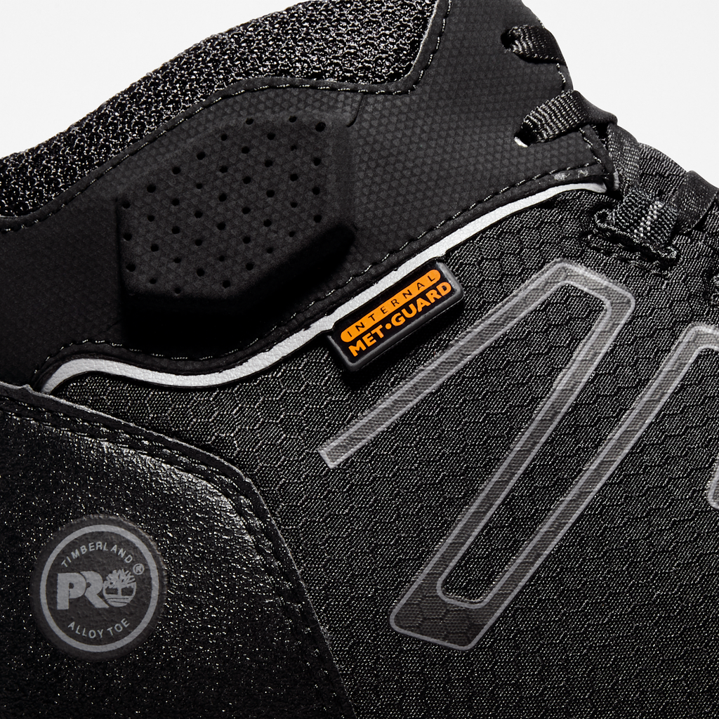 Mens Timberland PRO Powertrain Sport Met Guard Alloy Toe Work Boot TBL BlackGrey ALT6