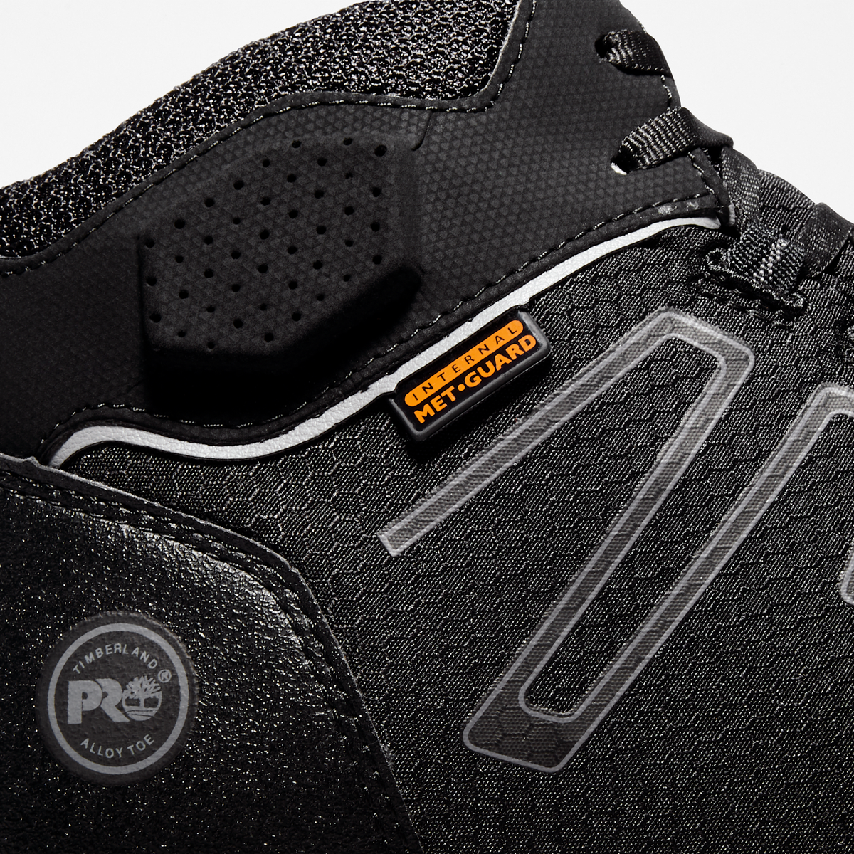 Mens Timberland PRO Powertrain Sport Met Guard Alloy Toe Work Boot TBL BlackGrey ALT6