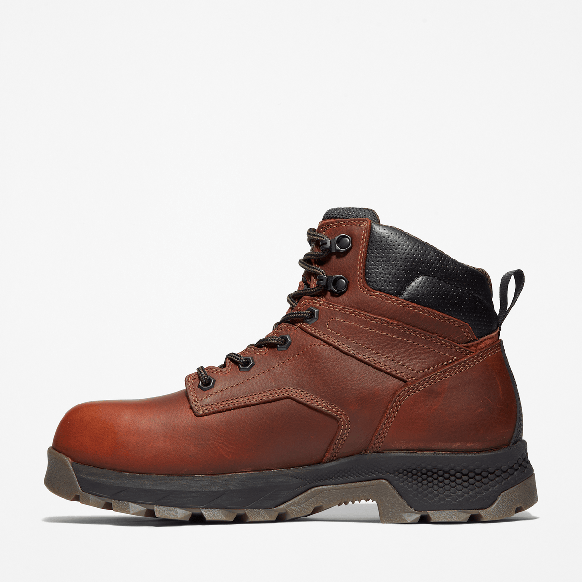 Mens Timberland PRO TiTAN EV 6 Waterproof CompToe Work Boot TBL Teak Brown ALT6
