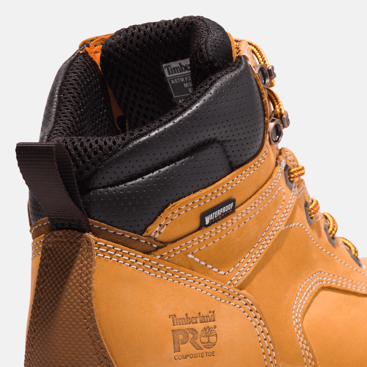 Mens Timberland PRO TiTAN EV 6 Waterproof CompToe Work Boot TBL Wheat ALT7