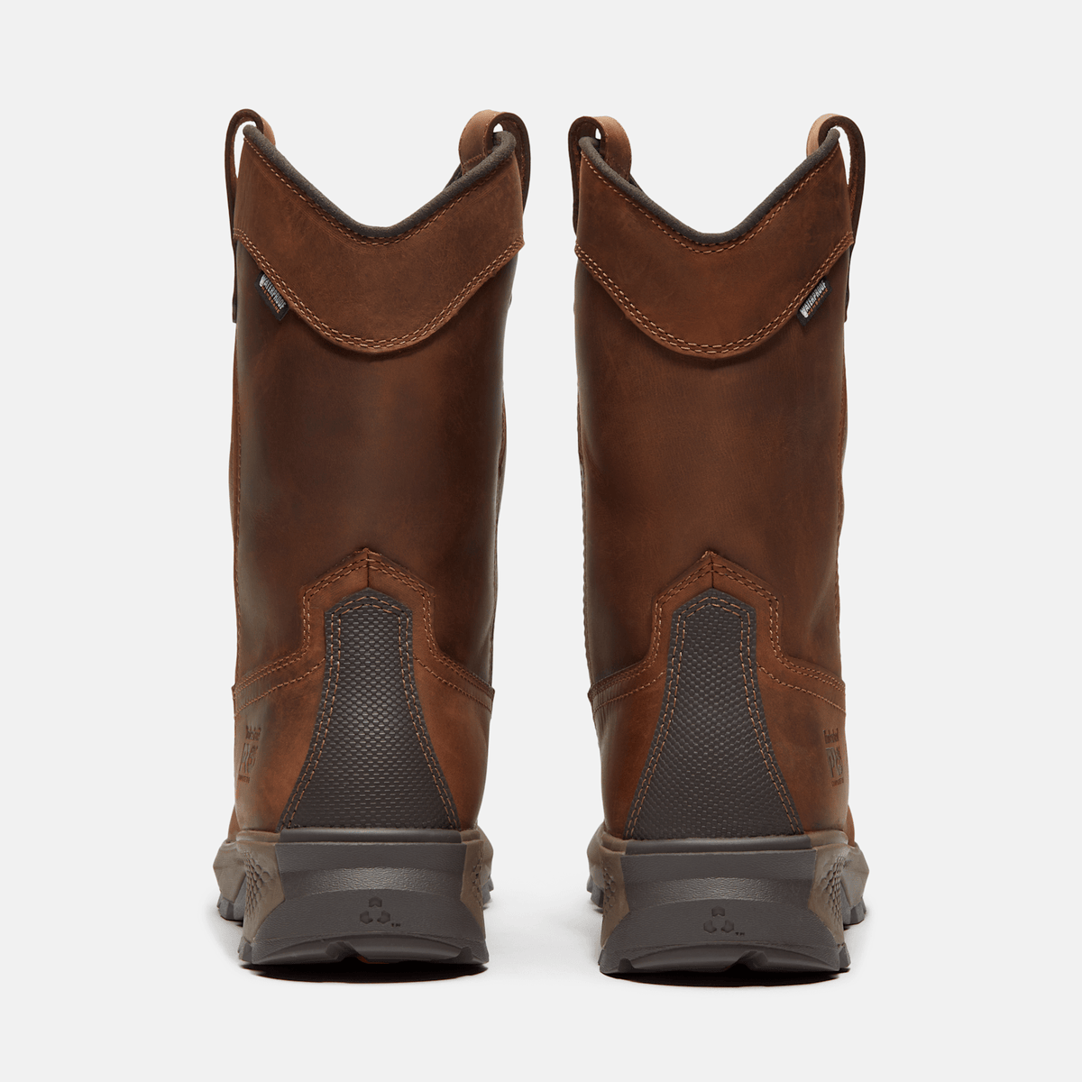 Mens Timberland PRO TiTAN EV PullOn Composite Toe Waterproof Work Boot TBL Brown ALT5