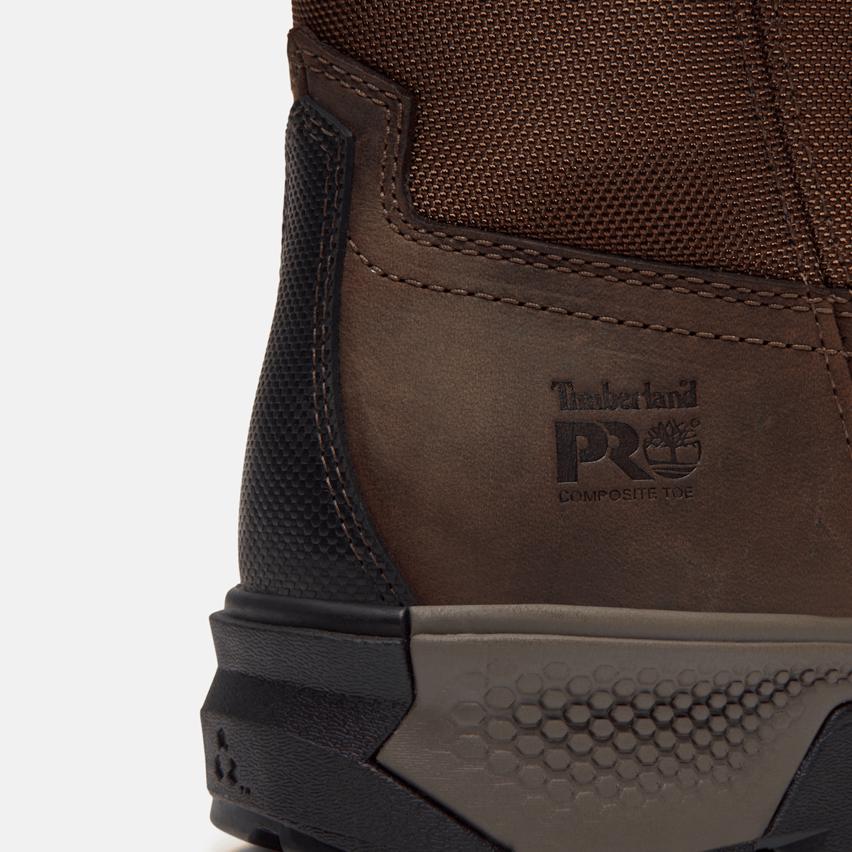 Mens Timberland PRO TiTAN EV PullOn Composite Toe Work Boot TBL Dark Brown FullGrain ALT7