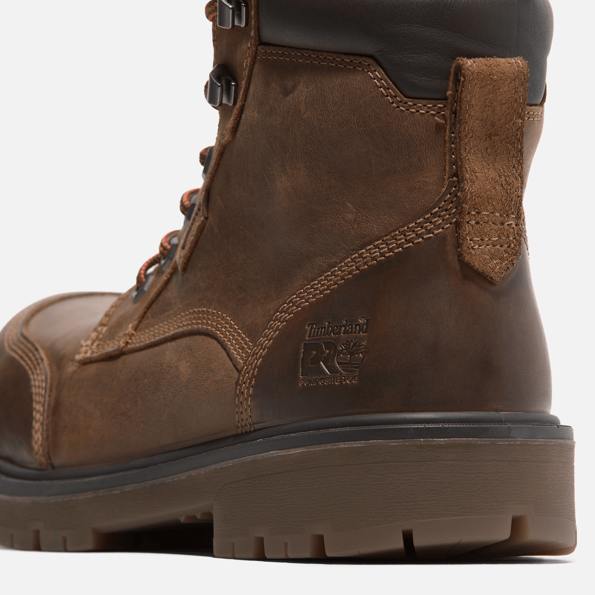 Mens Timberland PRO Whitman 6 Composite Toe Work Boot TBL Dark Brown FullGrain ALT7