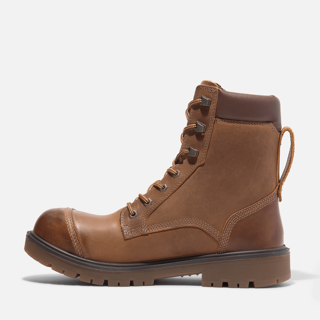 Mens Timberland PRO Whitman 8 Composite Toe Work Boot TBL Medium Brown FullGrain ALT6