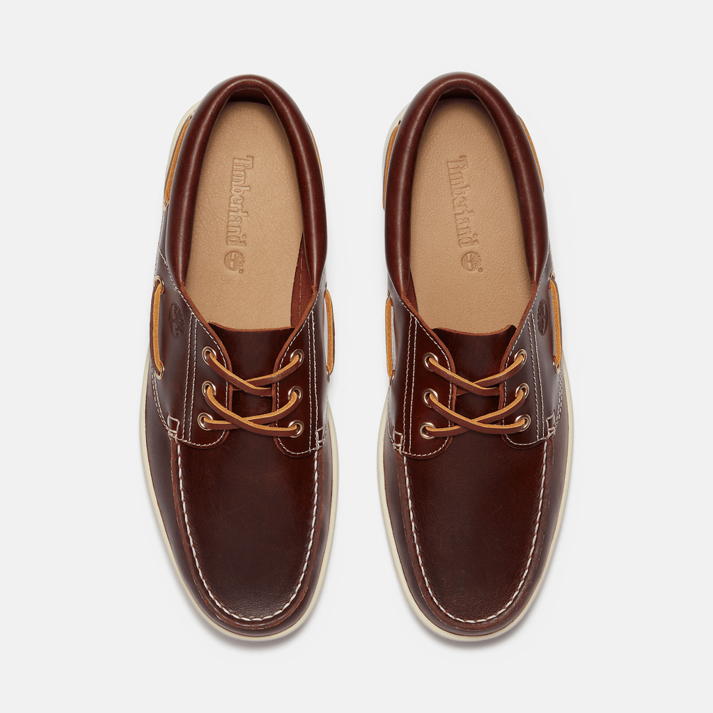 Mens Timberland Portofino Pier Boat Shoe TBL Burgundy FullGrain ALT2