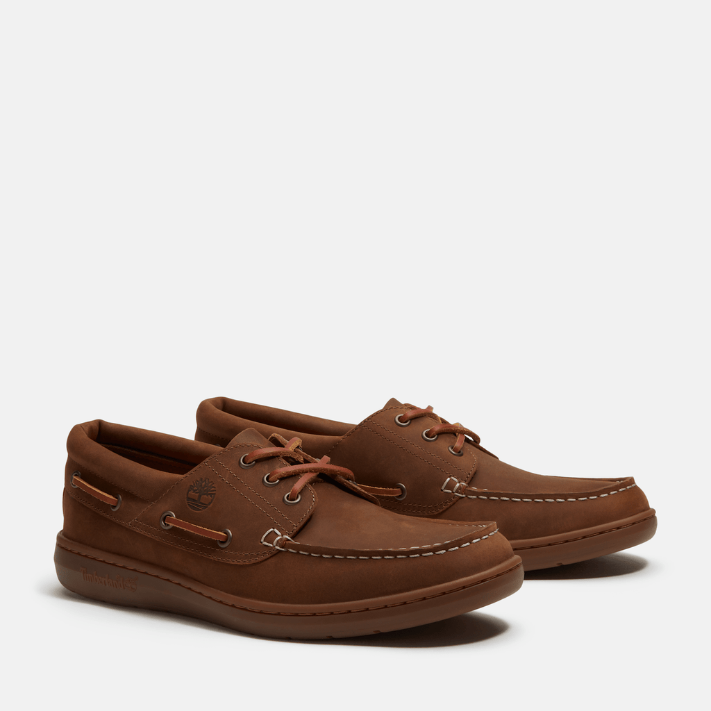 Mens Timberland Portofino Pier Boat Shoe TBL Taupe FullGrain ALT4