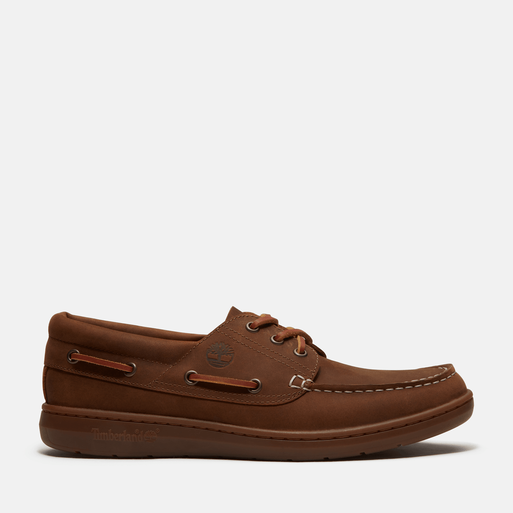 Mens Timberland Portofino Pier Boat Shoe TBL Taupe FullGrain HERO