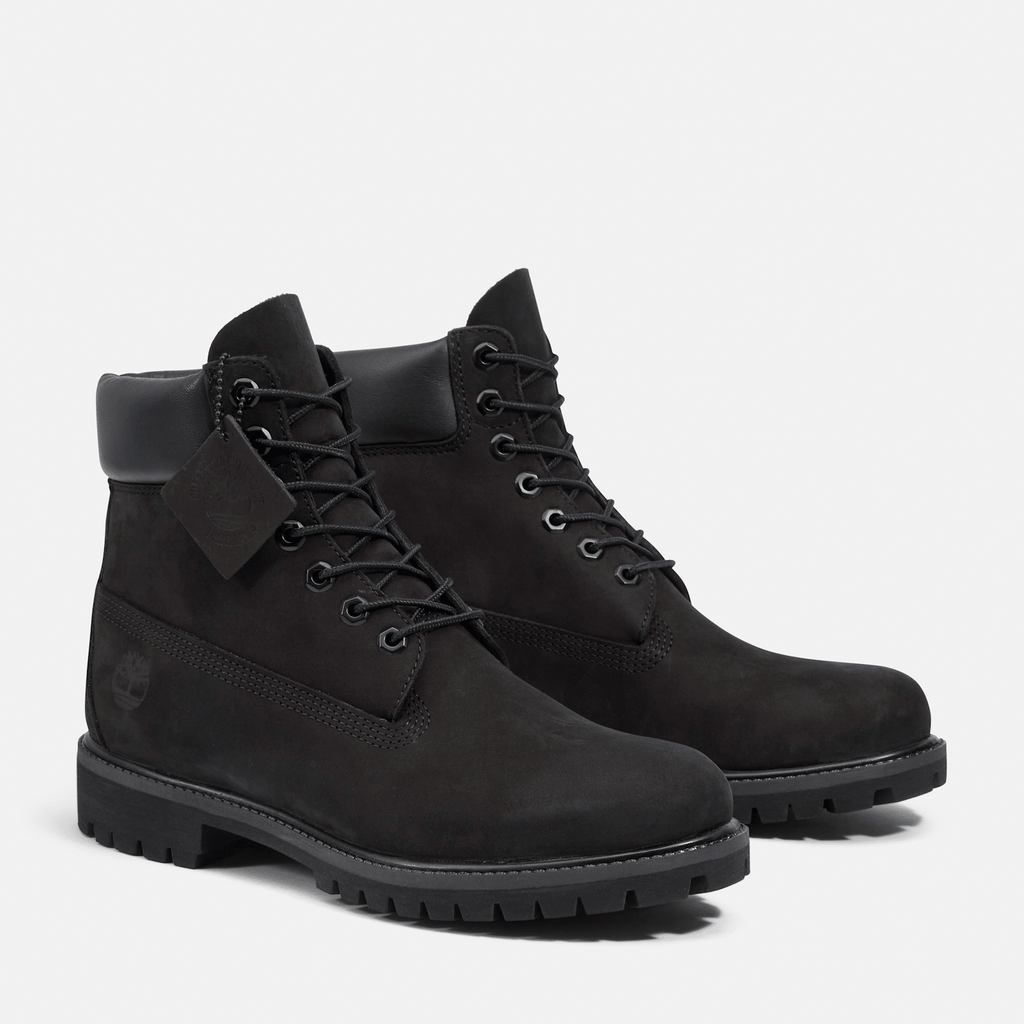 Mens Timberland Premium 6Inch Waterproof Boot TBL Black ALT4