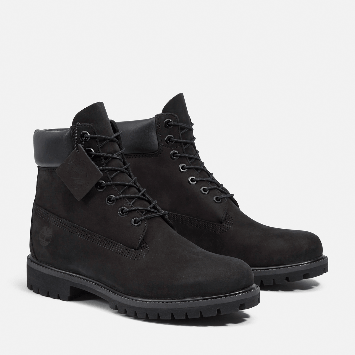 Mens Timberland Premium 6Inch Waterproof Boot TBL Black ALT4