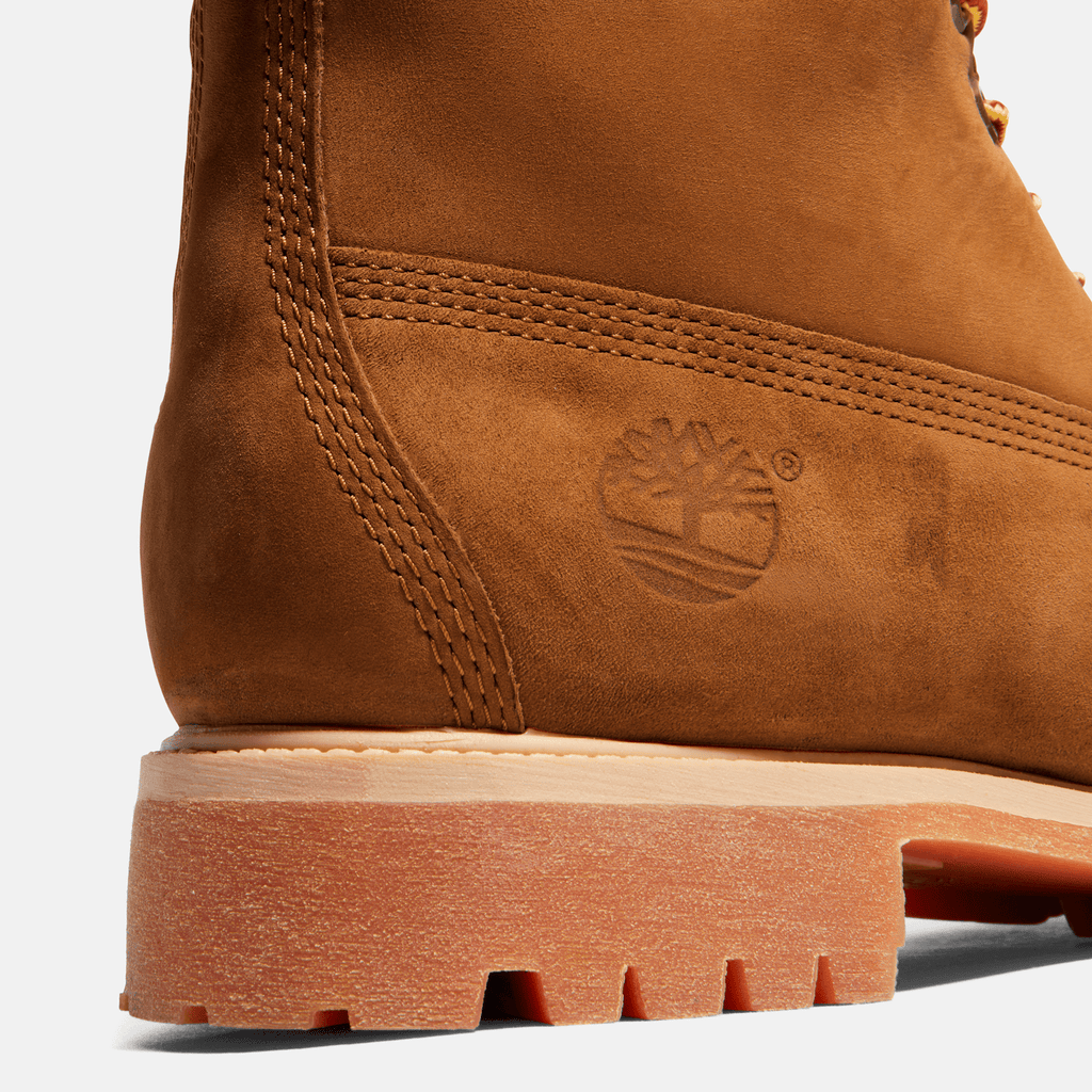 Mens Timberland Premium 6Inch Waterproof Boot TBL Dark Wheat Nubuck ALT7