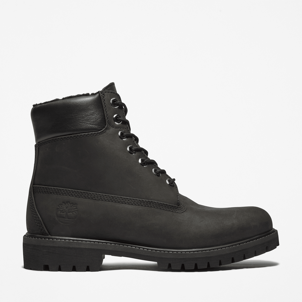Mens Timberland Premium 6Inch Waterproof WarmLined Boot TBL Black HERO