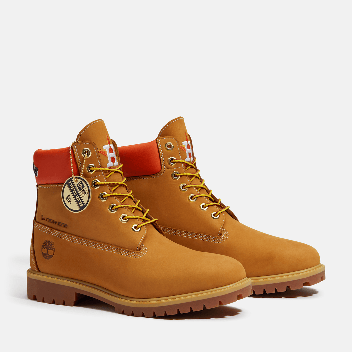 Mens Timberland x New Era Astros 6Inch Waterproof Boot TBL Wheat Astros ALT4