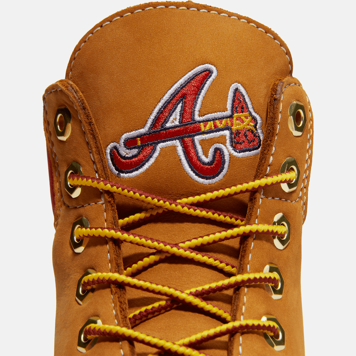 Mens Timberland x New Era Braves 6Inch Waterproof Boot TBL Wheat Braves ALT7