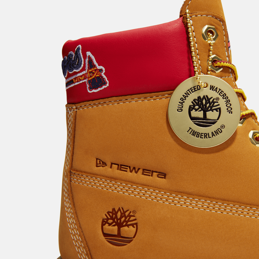 Mens Timberland x New Era Braves 6Inch Waterproof Boot TBL Wheat Braves ALT8