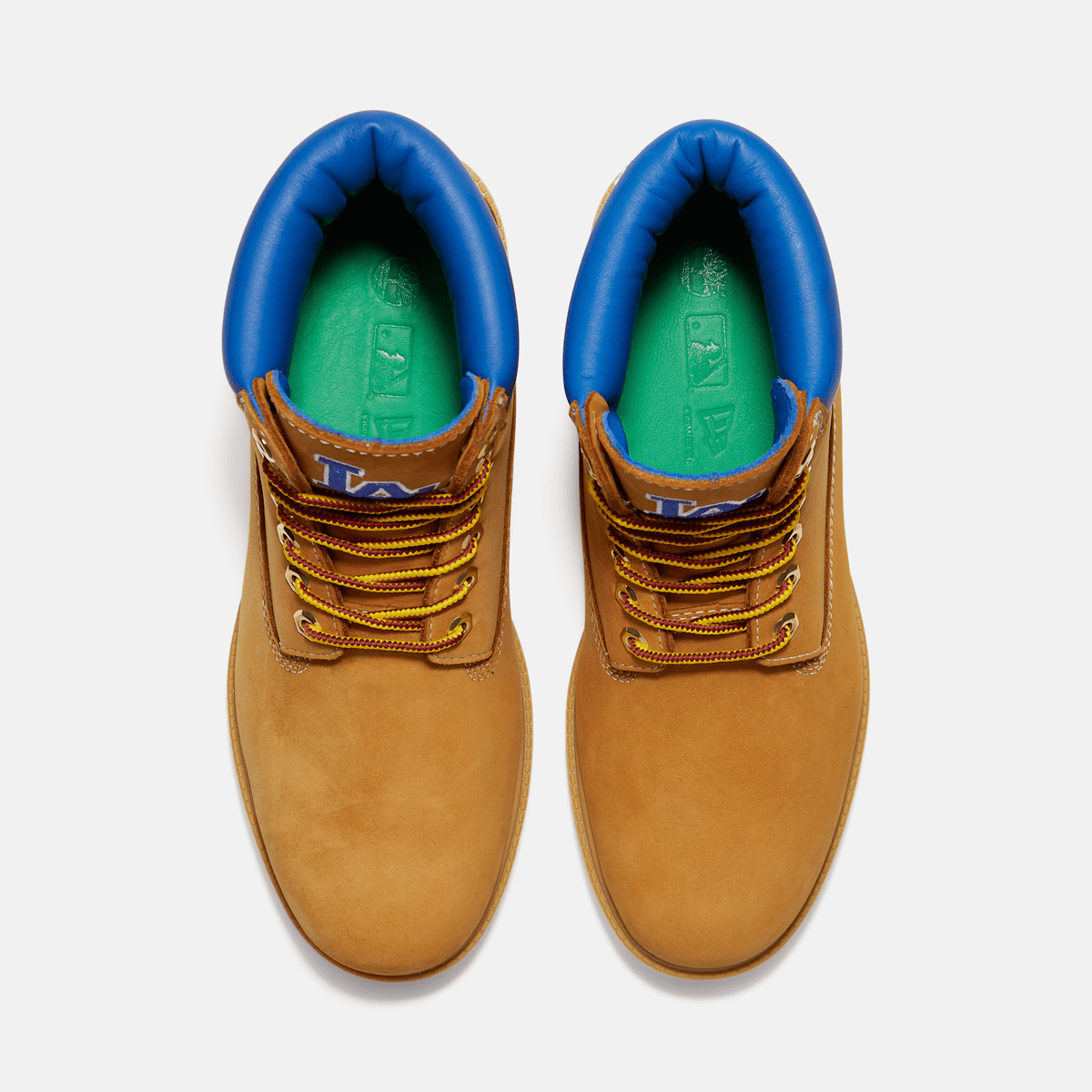 Mens Timberland x New Era Dodgers 6Inch Waterproof Boot TBL Wheat Dodgers ALT2