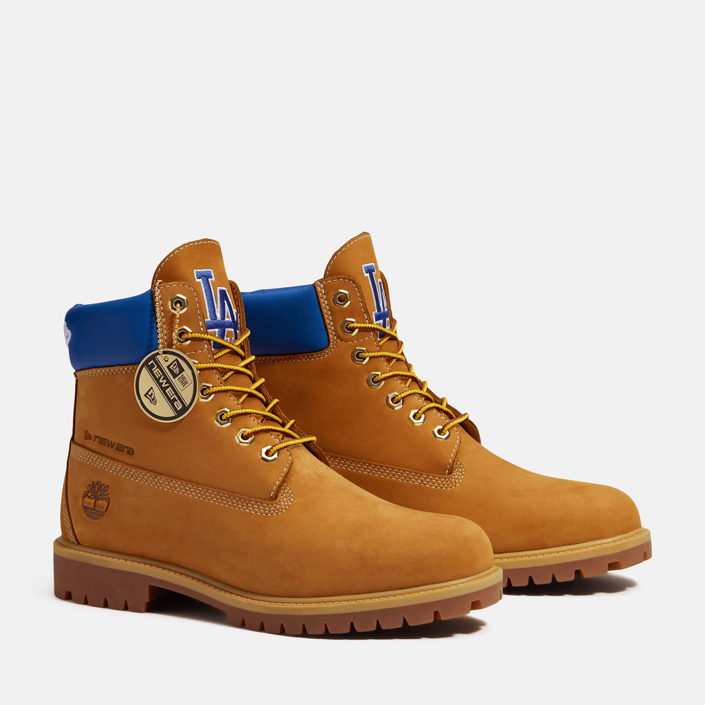 Mens Timberland x New Era Dodgers 6Inch Waterproof Boot TBL Wheat Dodgers ALT4