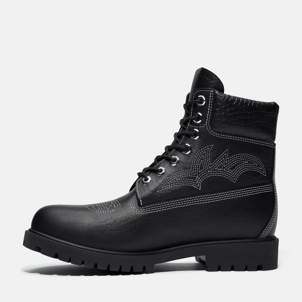 Mens Timberland x Sneaker Politics 6Inch Waterproof Boot TBL Black FullGrain ALT6
