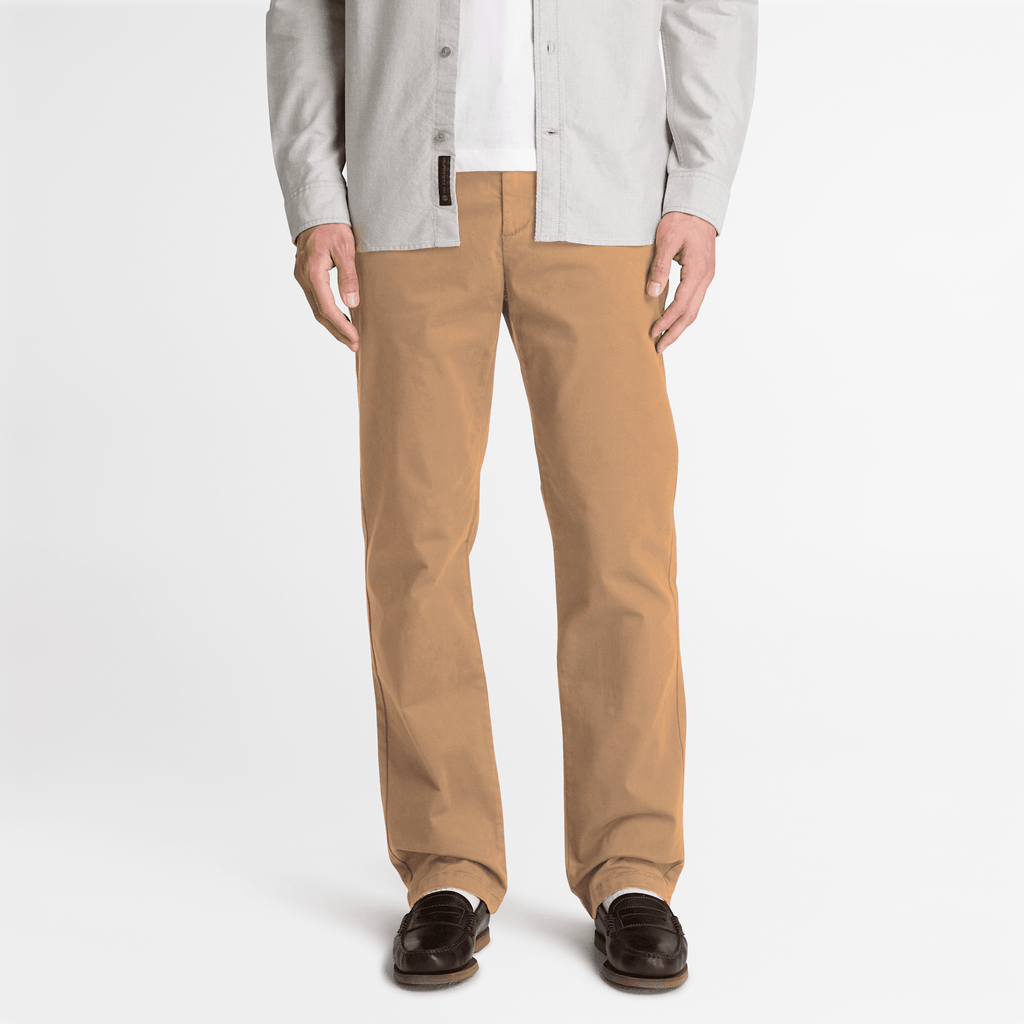 Mens Topsfield Straight Twill Chino Pant TBL Earth Brown ALT1