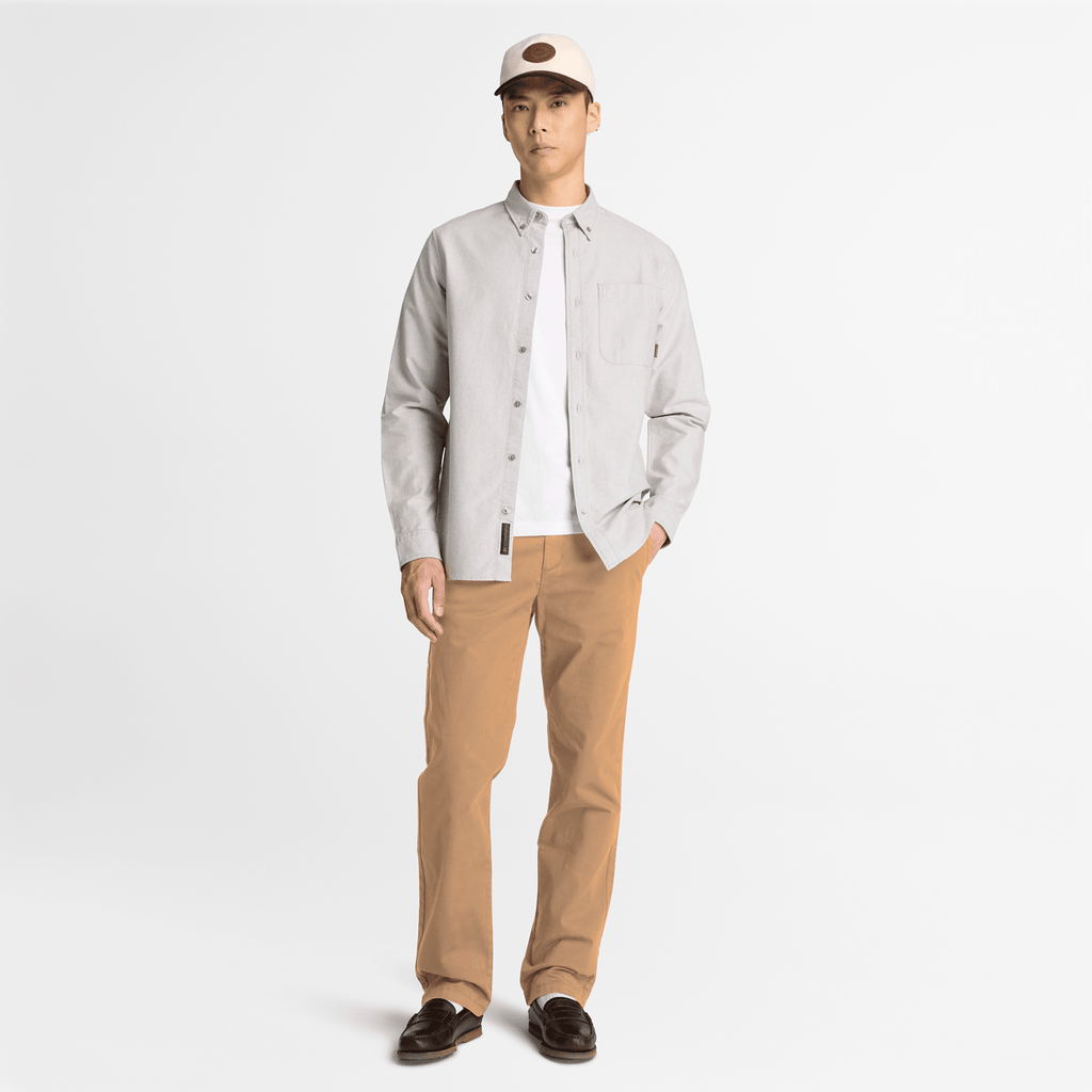 Mens Topsfield Straight Twill Chino Pant TBL Earth Brown ALT2