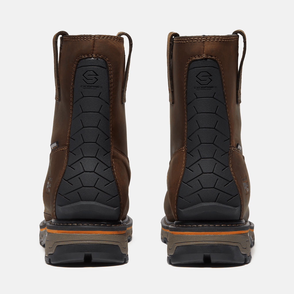 Mens True Grit Chelsea Composite Toe Waterproof Work Boot TBL Dark Brown FullGrain ALT5