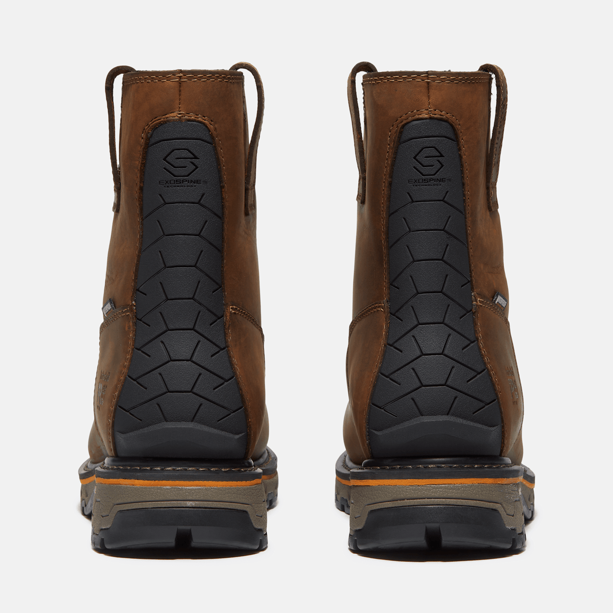 Mens True Grit Chelsea Soft Toe Waterproof Work Boot TBL Medium Brown FullGrain ALT5