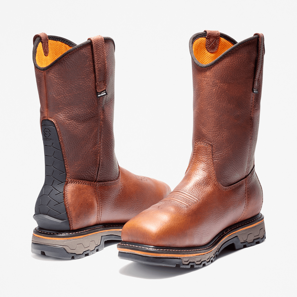 Mens True Grit Met Guard Composite Toe Waterproof Work Boot TBL Autumn Brown ALT5