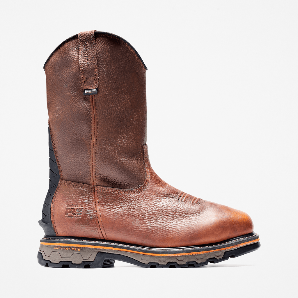 Mens True Grit Met Guard Composite Toe Waterproof Work Boot TBL Autumn Brown HERO