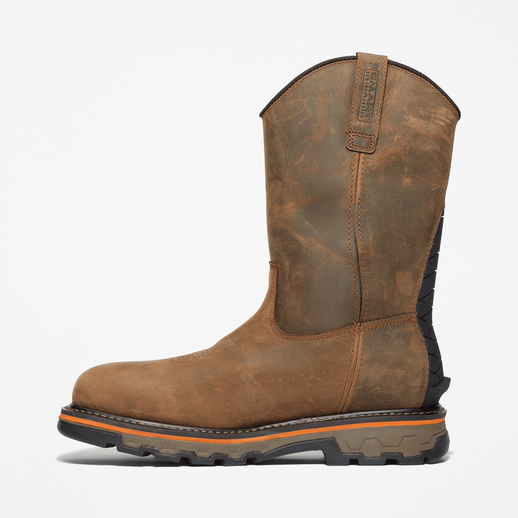 Mens True Grit Pull On Composite Toe Waterproof Work Boot TBL Turkish Coffee Brown ALT6