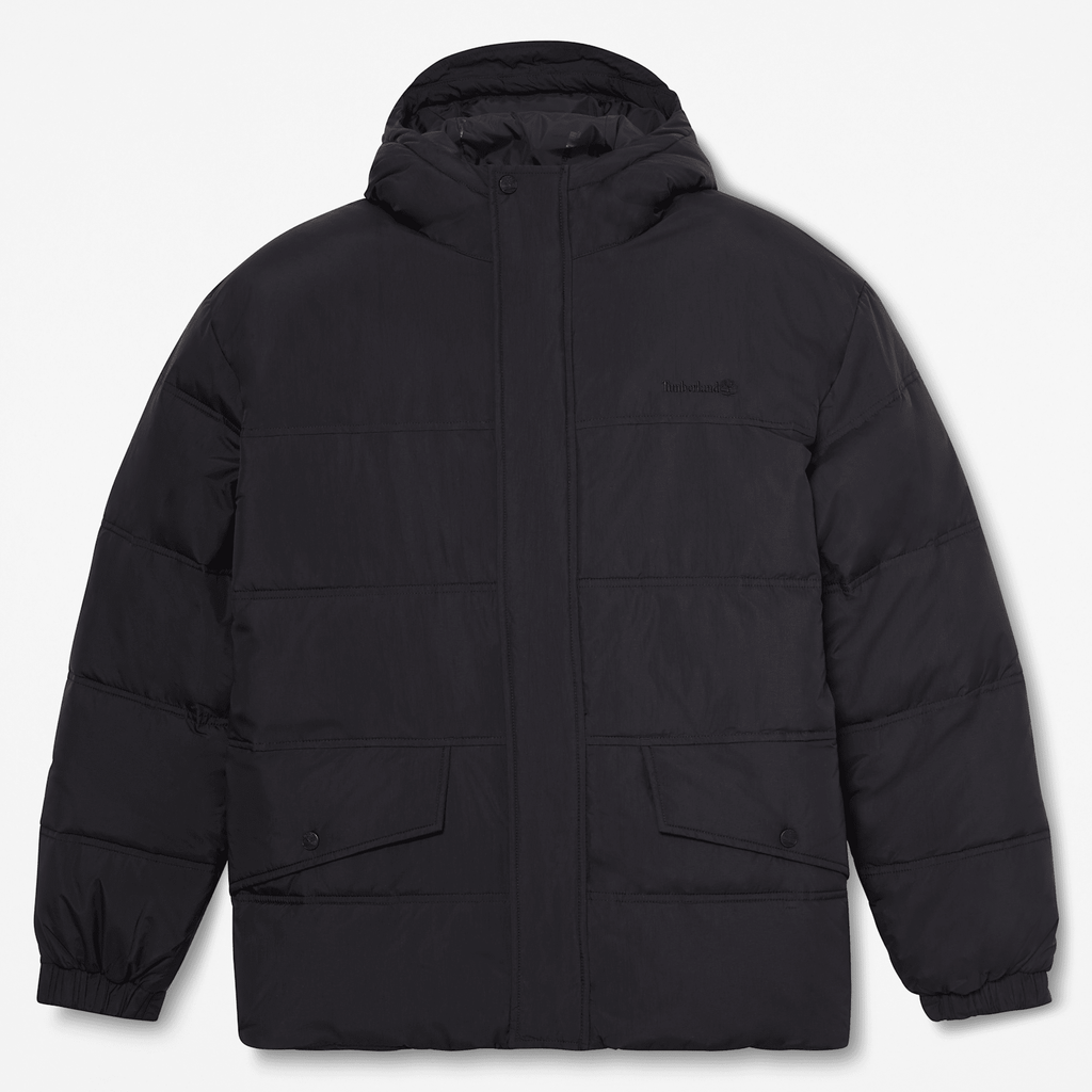 Mens Water Repellent Puffer Jacket TBL Black HERO