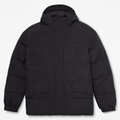 Mens Water Repellent Puffer Jacket TBL Black HERO