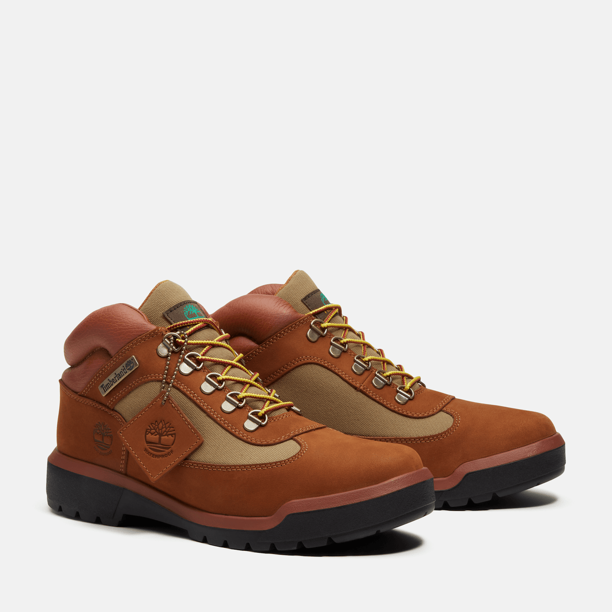 Mens Waterproof Field Boot TBL Medium Brown Nubuck ALT4