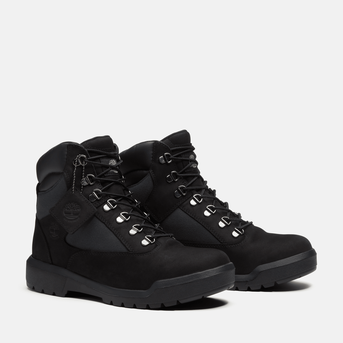 Mens Waterproof Mid Field Boot TBL Black Nubuck ALT4