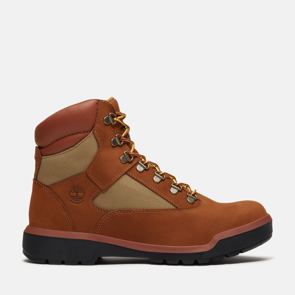 Mens Waterproof Mid Field Boot TBL Medium Brown Nubuck HERO