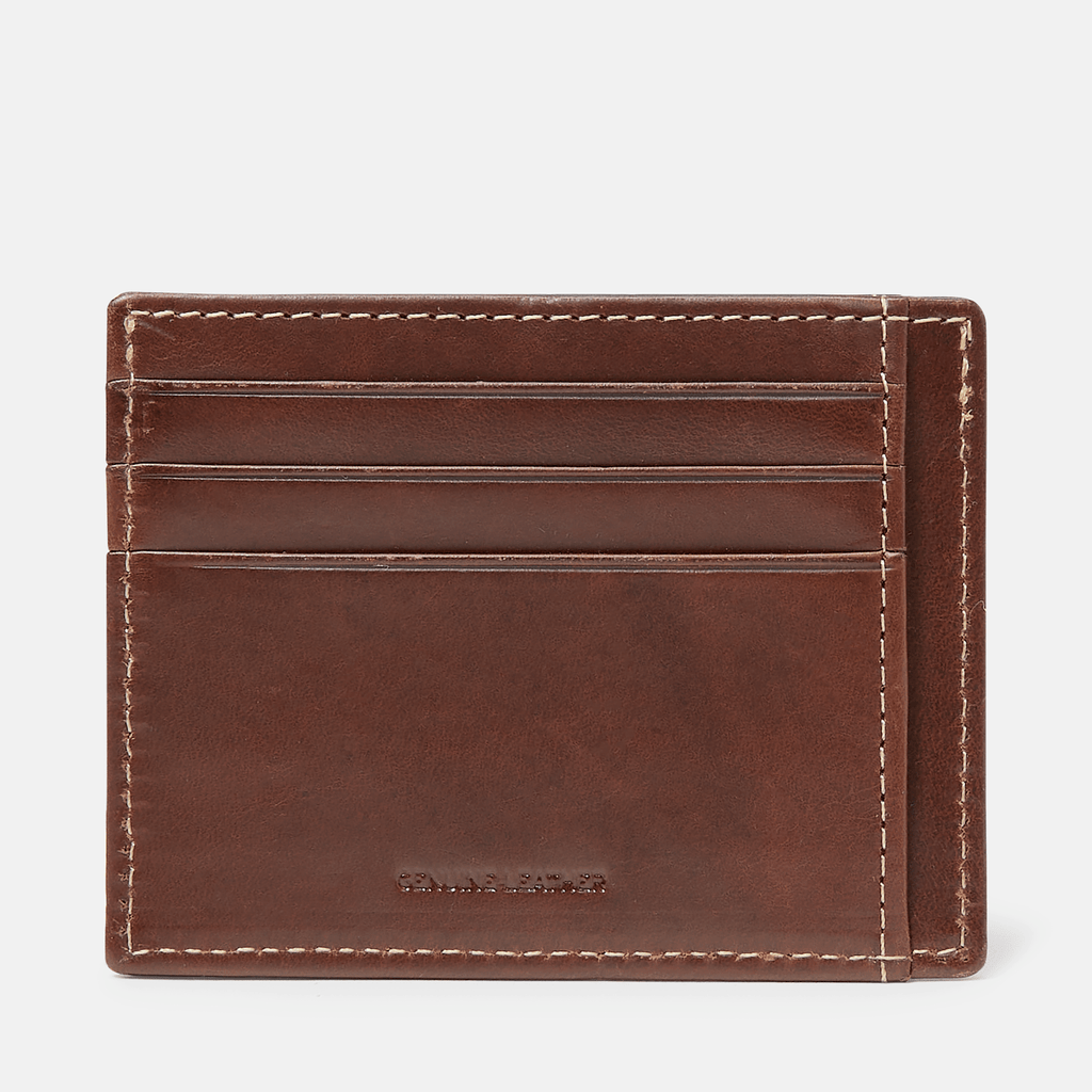 Mens Waxy PullUp Card Case TBL Black ALT1