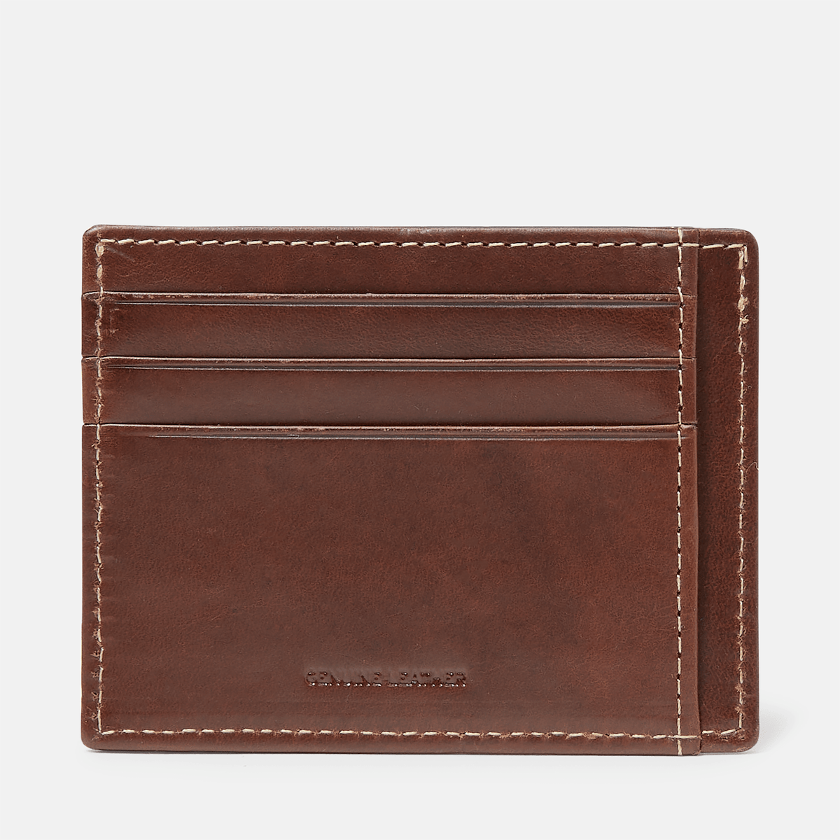 Mens Waxy PullUp Card Case TBL Black ALT1