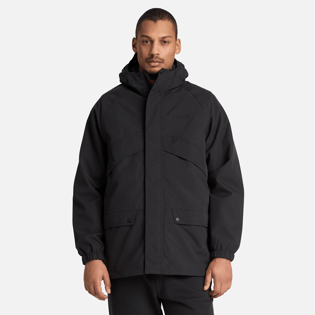 Mens Weatherline ArchiveInspired Parka TBL Black ALT1