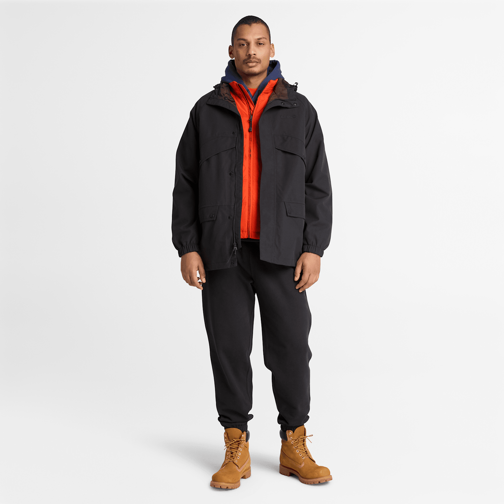 Mens Weatherline ArchiveInspired Parka TBL Black ALT2