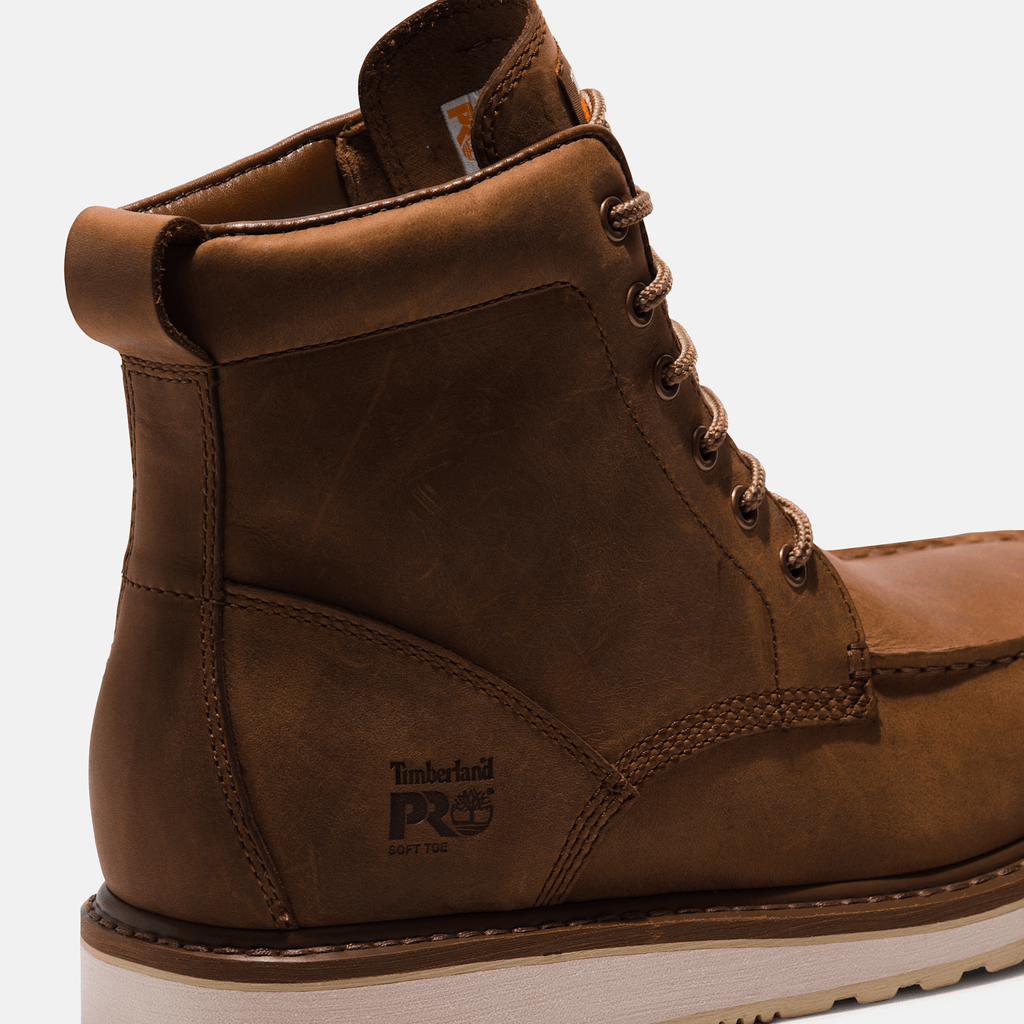 Mens Wedge 6 inch Work Boot TBL Coconut Brown ALT7