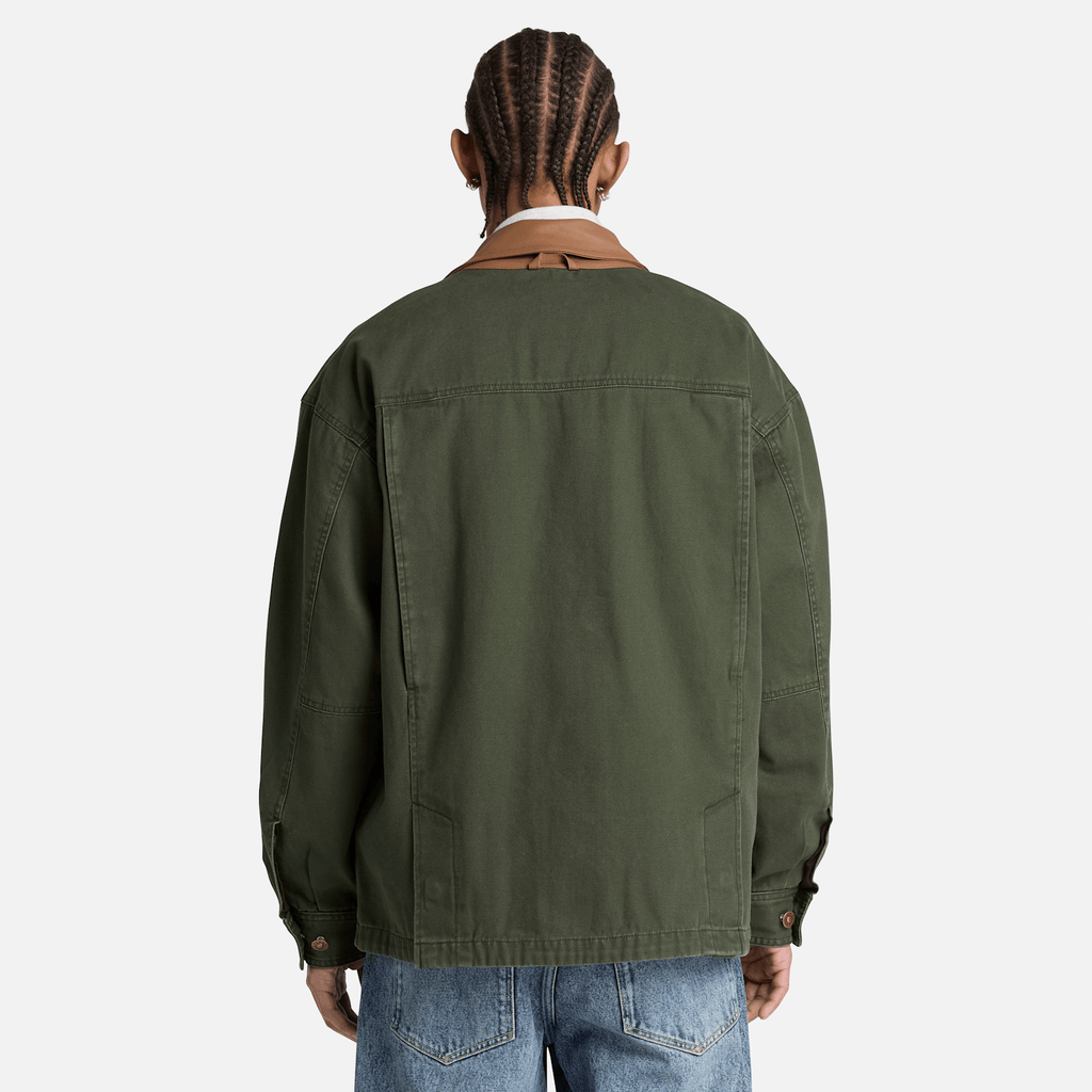 Mens Wenham Field Coat TBL Dark Green ALT8