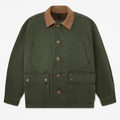 Mens Wenham Field Coat TBL Dark Green HERO